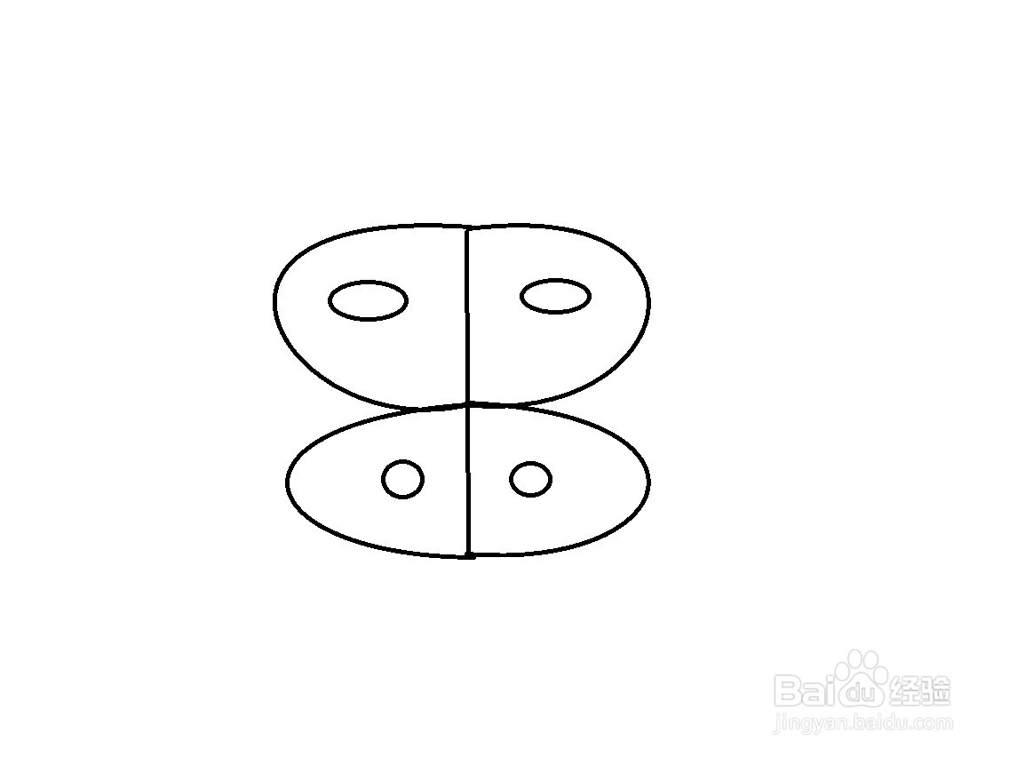 用字母B画蝴蝶的方法