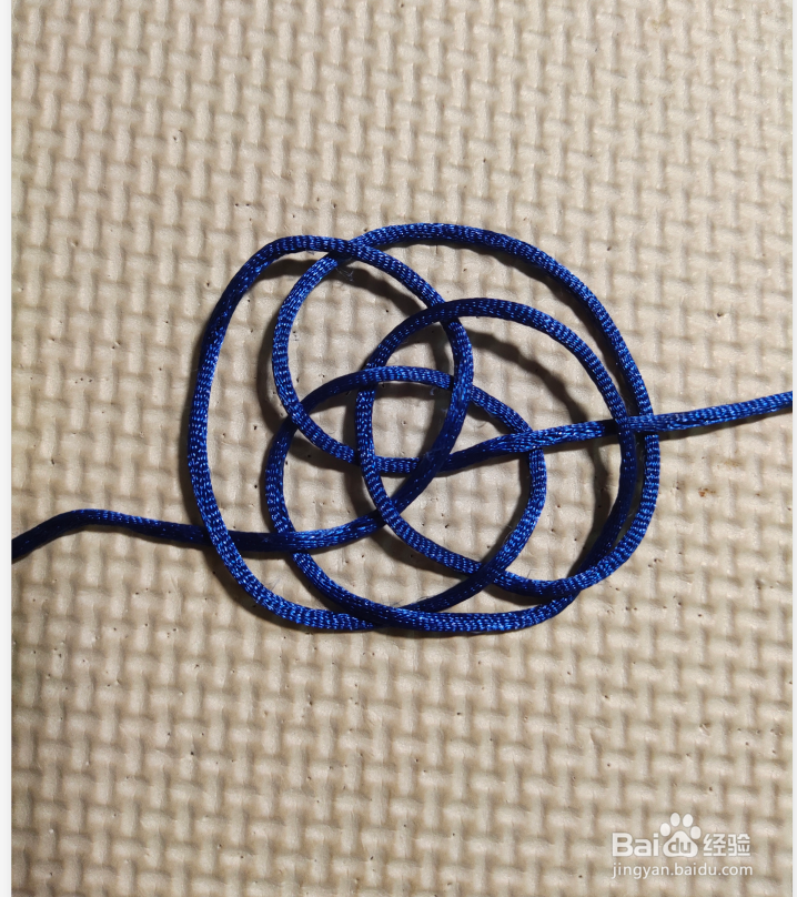中国结基础入门——五耳三戒箍结