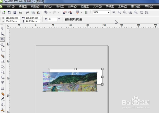 cdr软件如何使用裁剪工具
