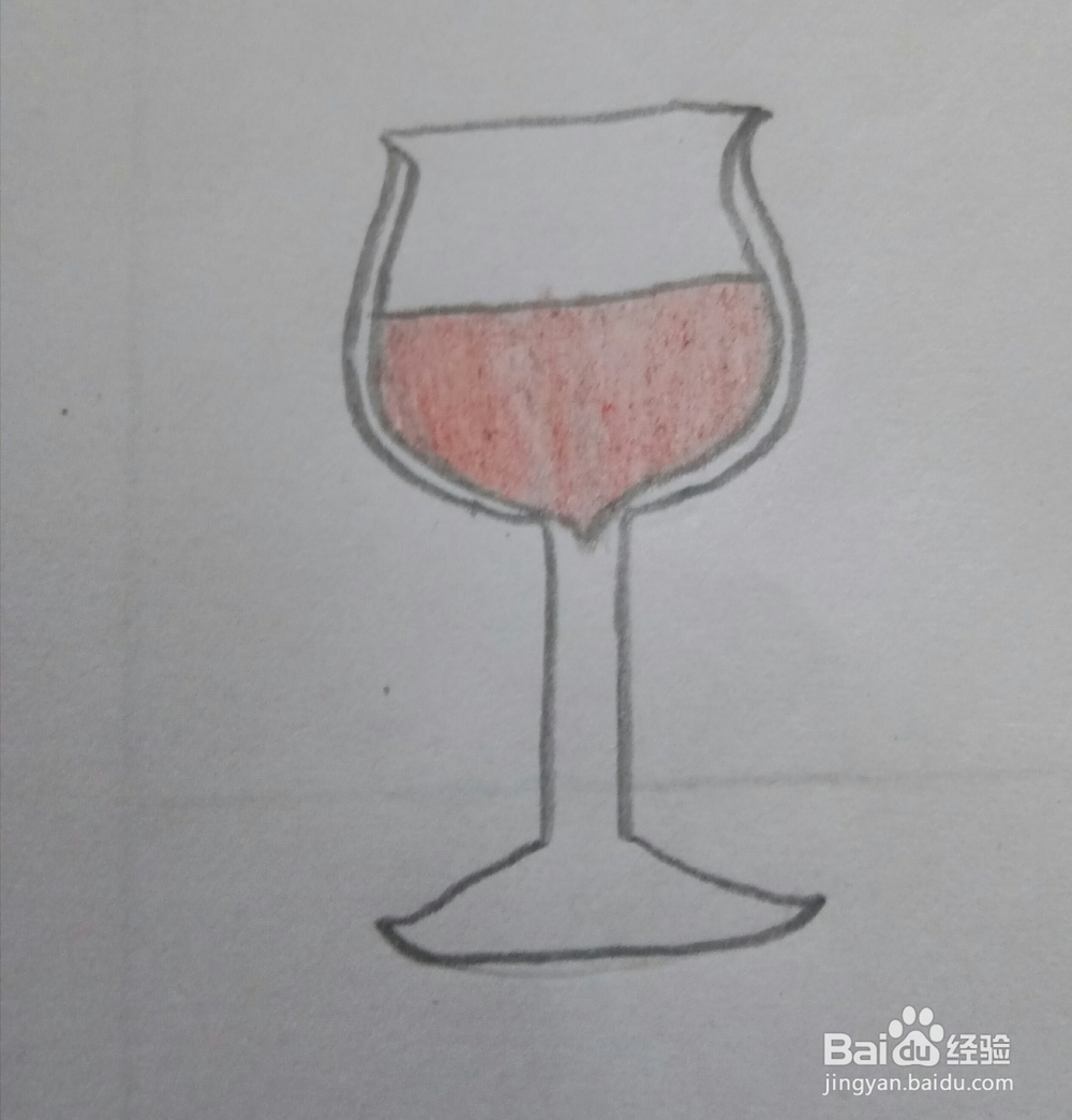 儿童简笔画杯子画法八