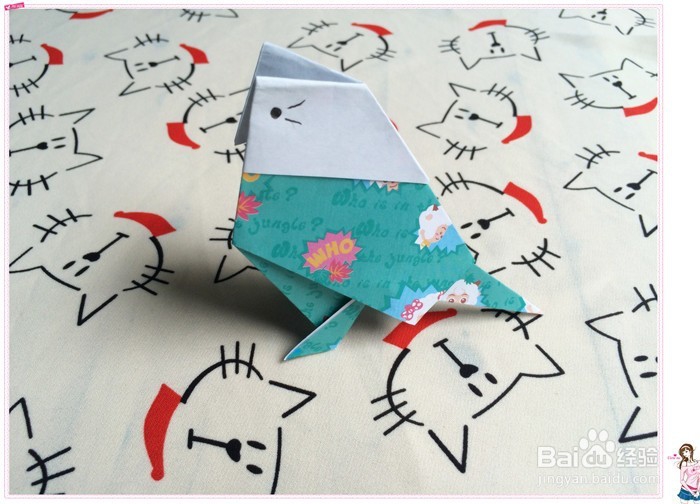 教你用纸折可爱的小小鸟