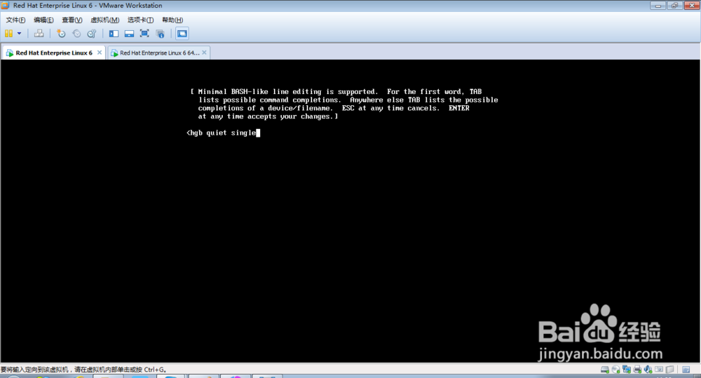 Rad Hat Enterprise LInux 6.5 忘记密码怎么办