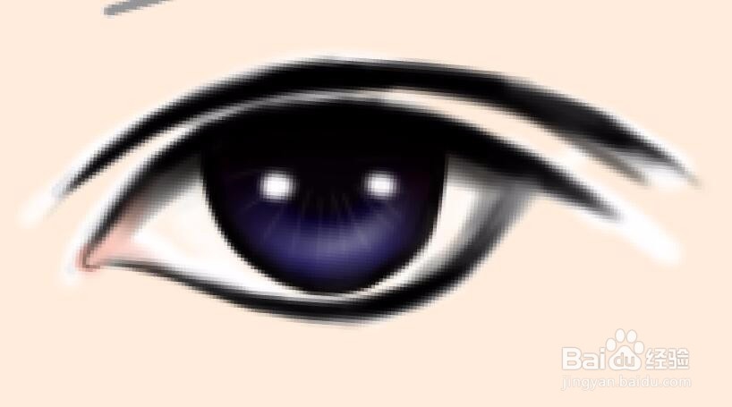 如何用sai绘画人物眼睛