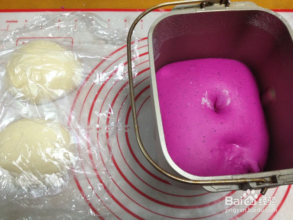 火龙果花瓣吐司的做法