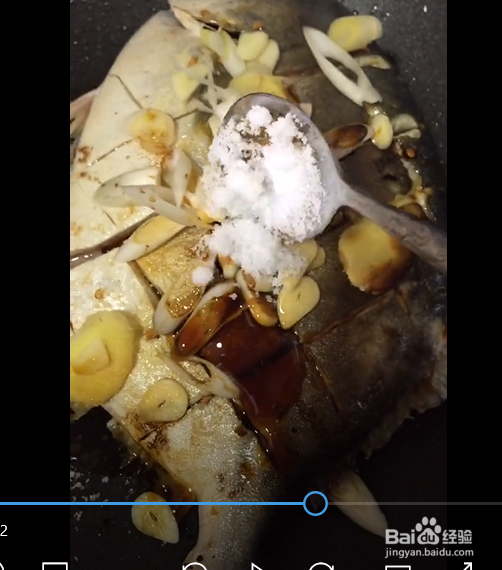 蒜香鲳鱼的制作方法