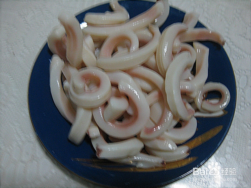 美味海鲜——韭菜炒鱿鱼丝