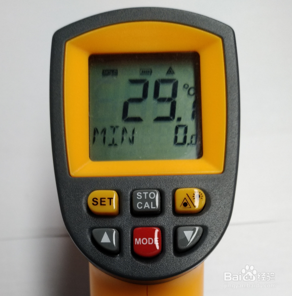 手持式红外测温仪如何切换显示华氏度℉单位