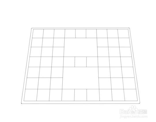 斗兽棋的棋盘怎么画