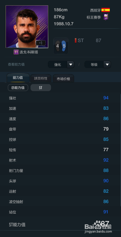 FIFA OL3西班牙国家队球员推荐(前锋篇)