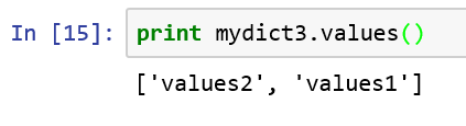 python学习3--字典