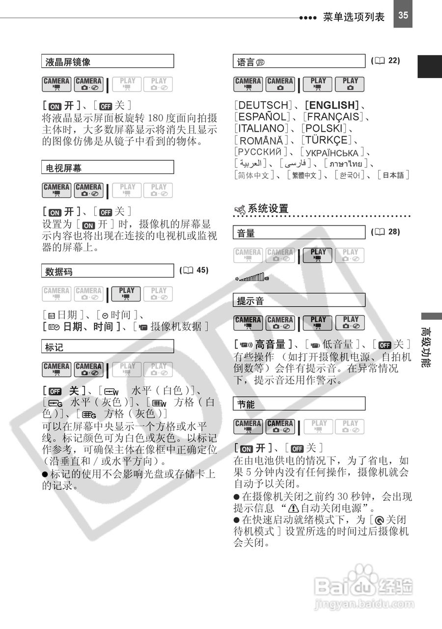 佳能DC210数码摄相机使用说明书:[4]