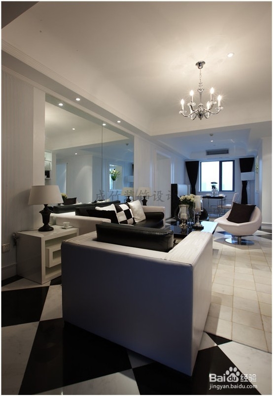 如何打造黑白配时尚家装