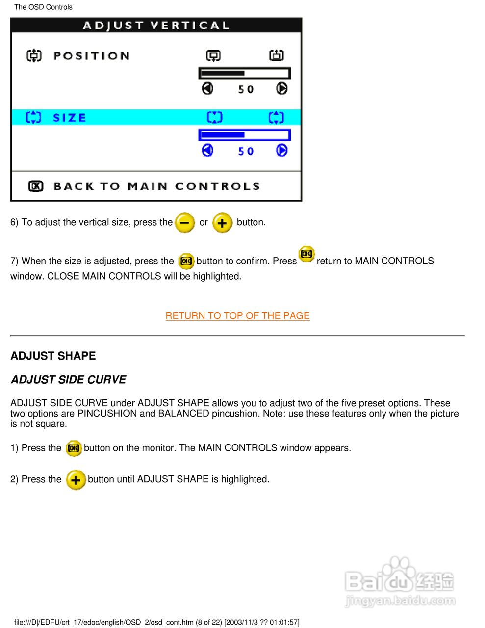 飞利浦107B40彩显使用说明书:[8]