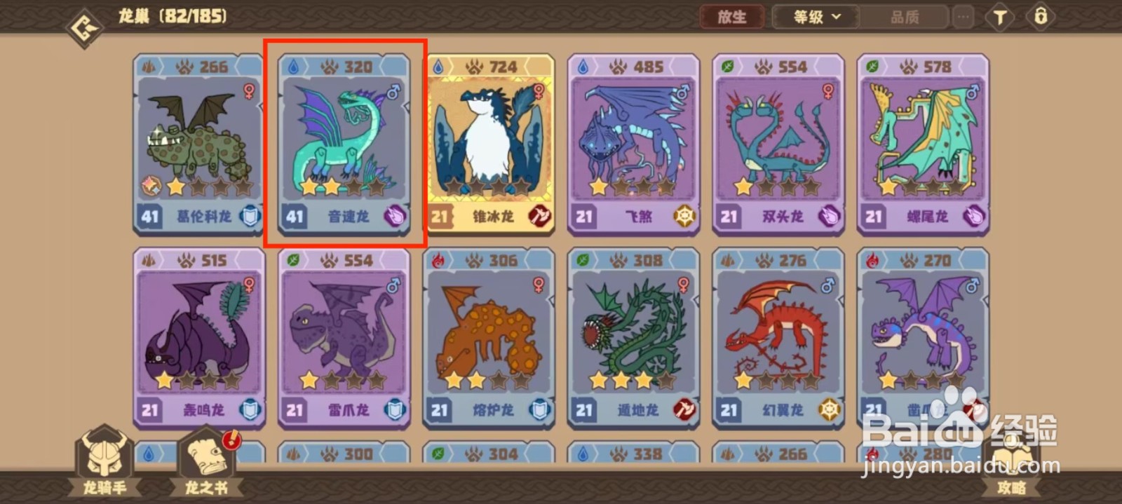 驯龙高手旅程音速龙如何穿戴装备？