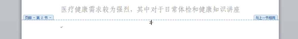 怎样在Word中第二页开始设置页码