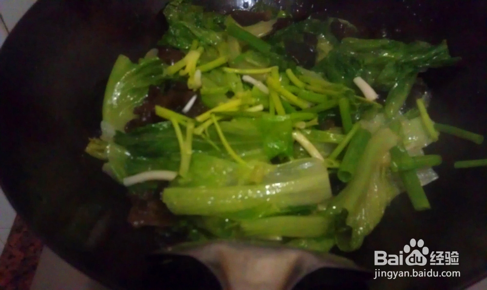 生菜炒云耳怎么做