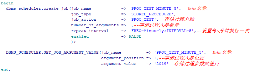 PLSQL通过sql语句创建Oracle定时任务