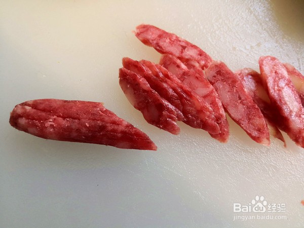 腊肠炒黄瓜的做法