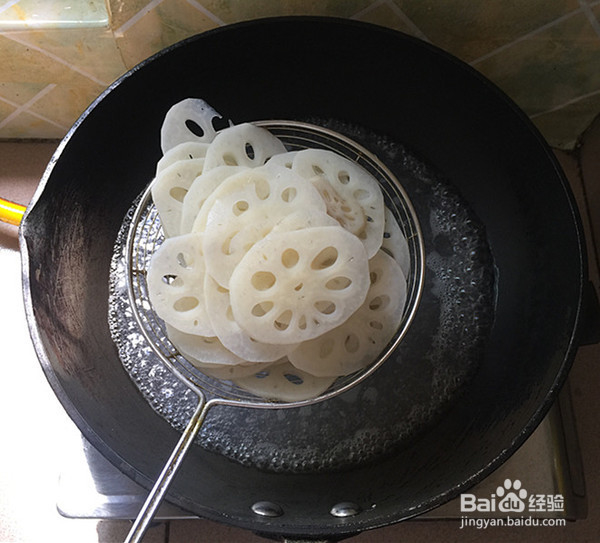 凉拌酸辣藕片的制作方法