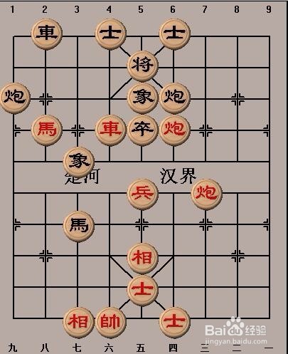中国象棋基本战术:双重威些的走法