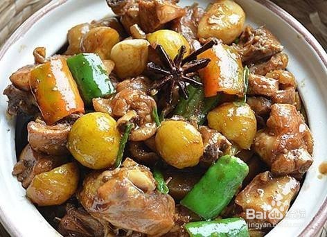 板栗红烧鸭子的制作方法