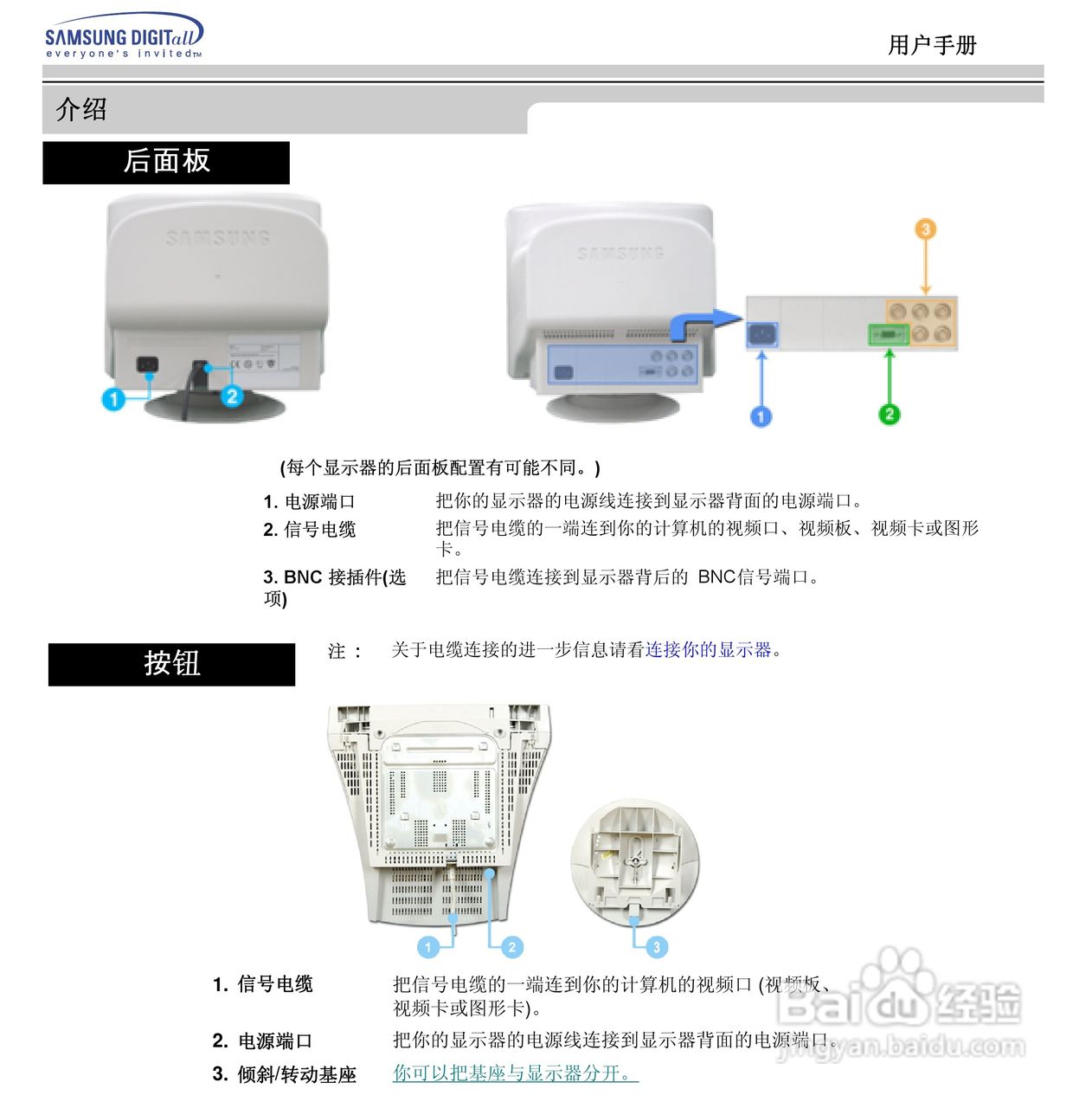 三星795DF显示器使用说明书:[2]