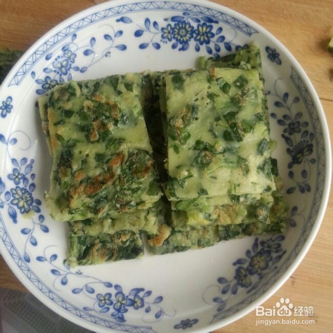 新手易做的菠菜饼