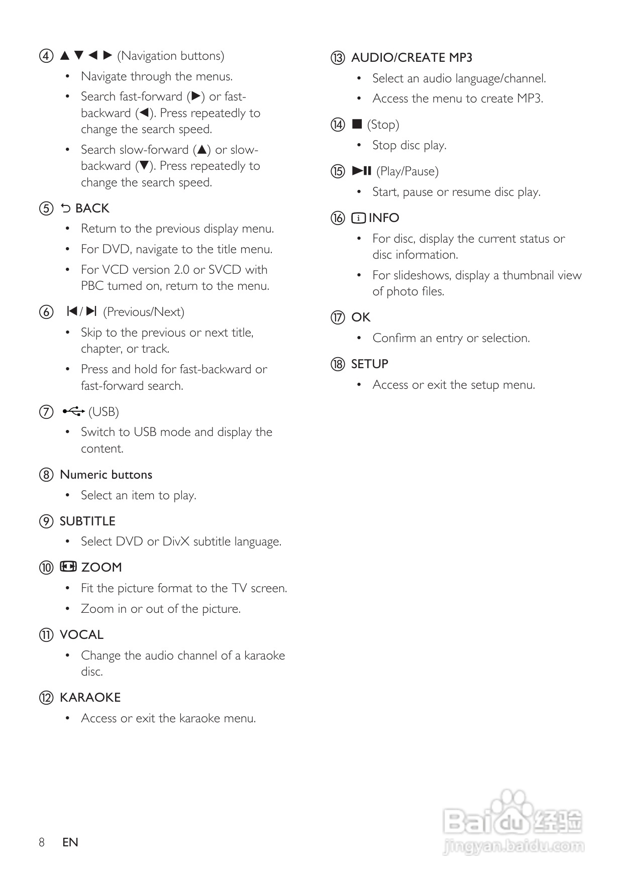 飞利浦DVP3360K/98 DVD播放机使用说明书:[1]