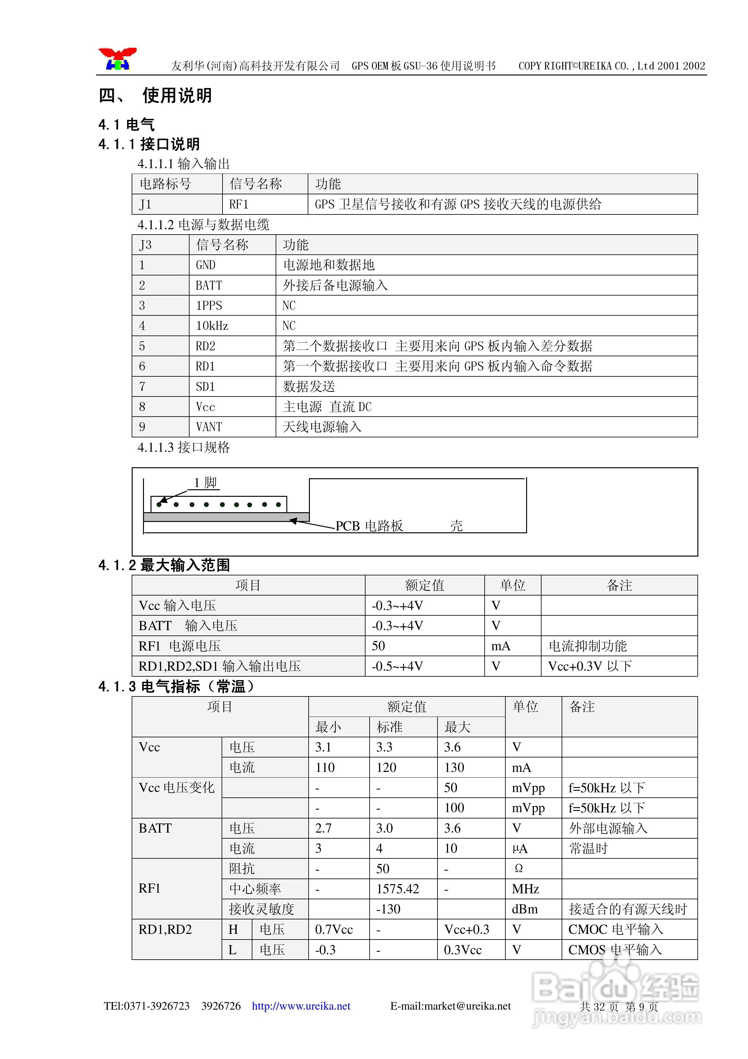 GSU-36AF接收模块使用说明书:[1]