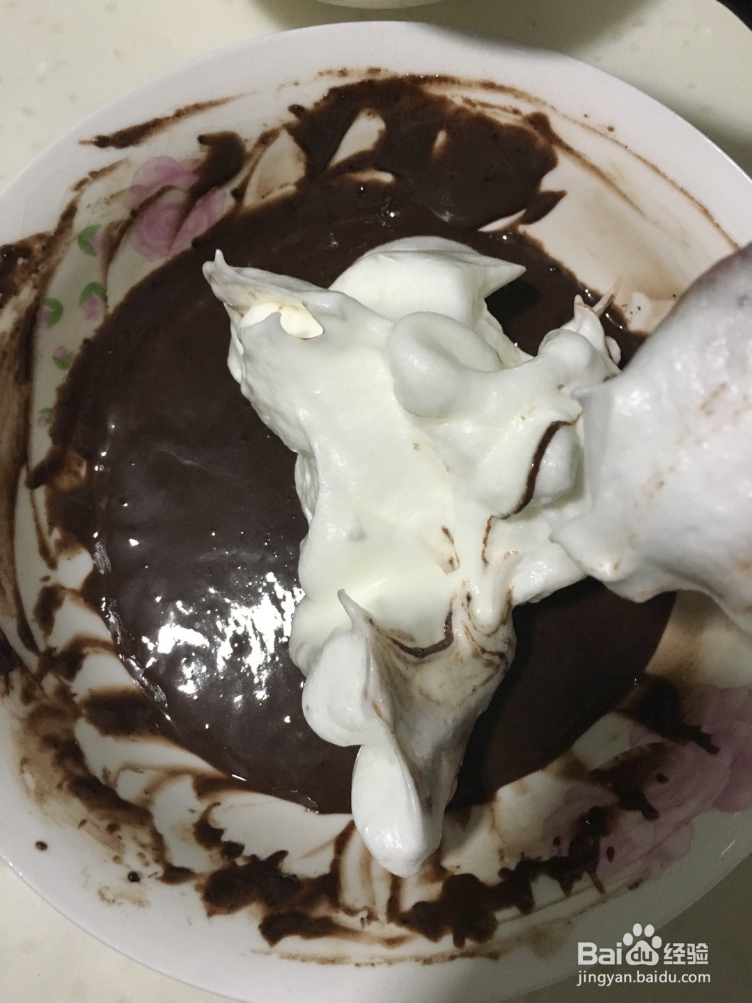 六寸可可戚风蛋糕的做法