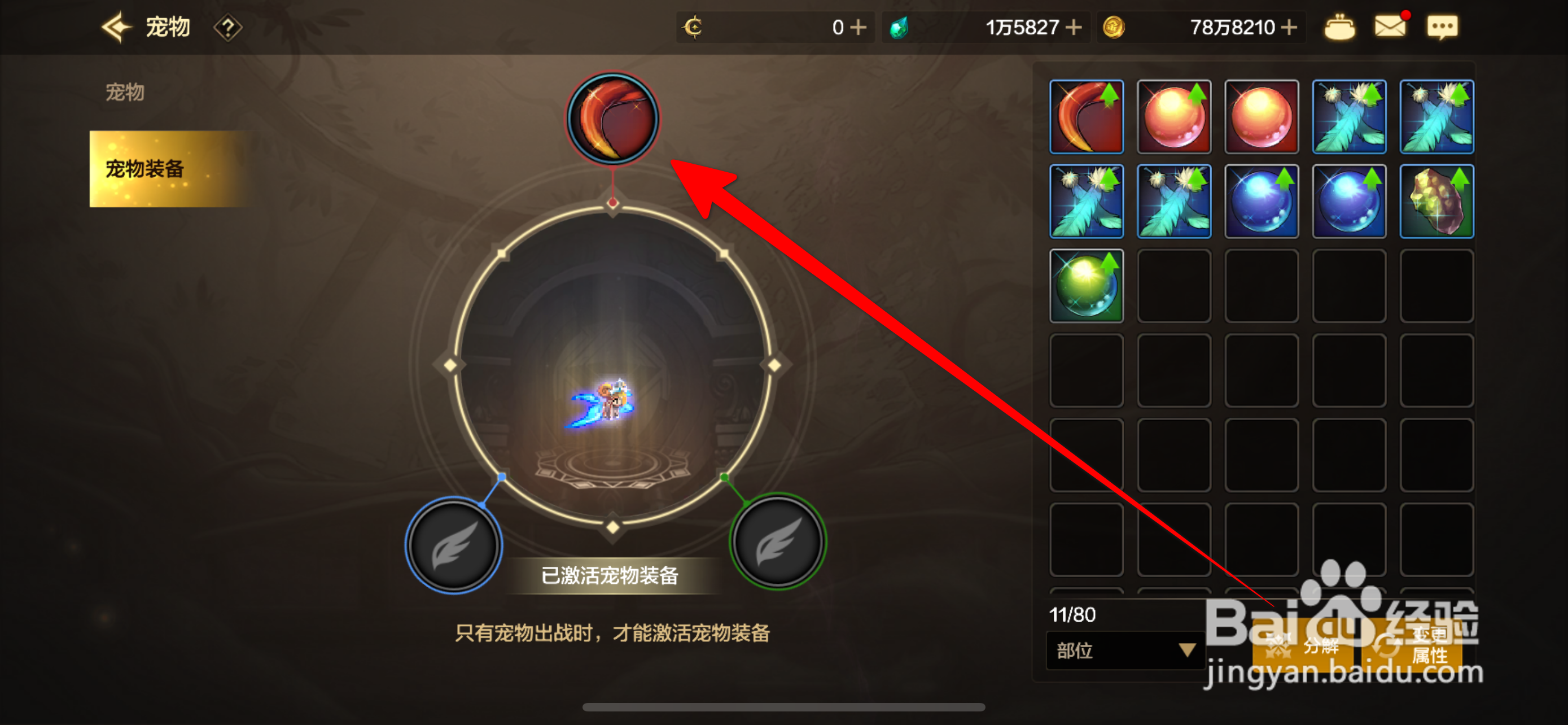 DNF手游怎么给宠物安装装备
