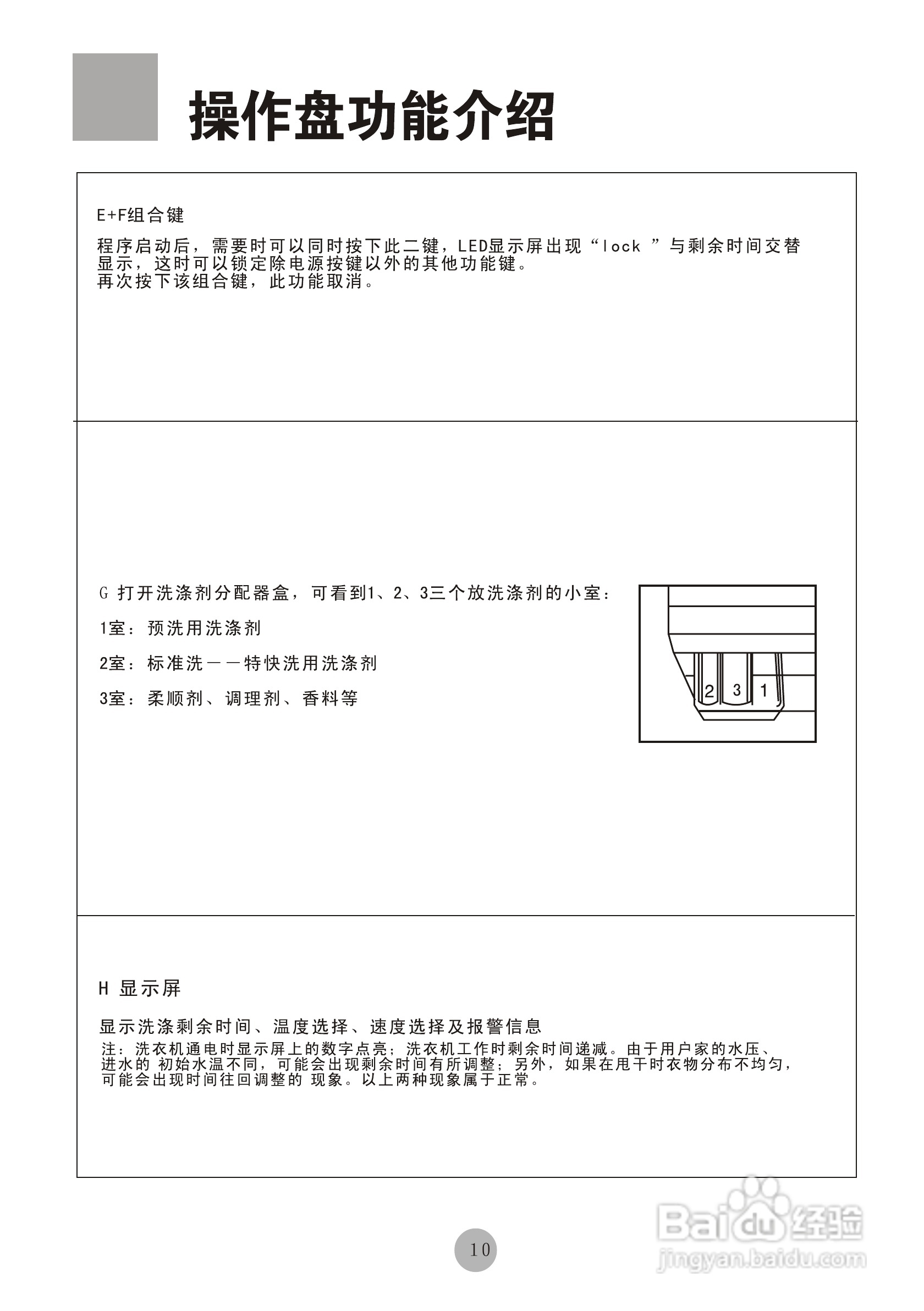 海尔XQG50-D809洗衣机使用说明书:[2]