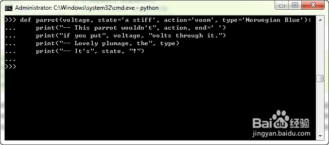 Python3.x那些事儿：[20]函数关键字参数