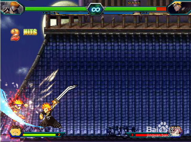 死神VS火影3.2黑崎零段使用方法