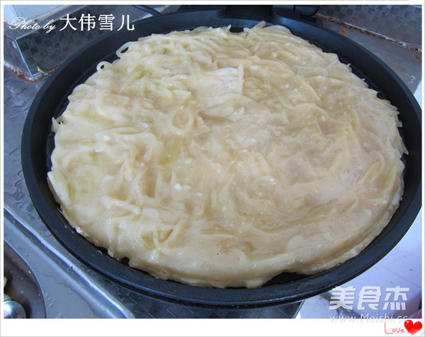 爱心蒜香土豆饼