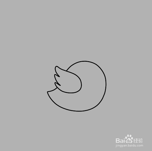 如何手工画飞翔的小鸟简笔画？