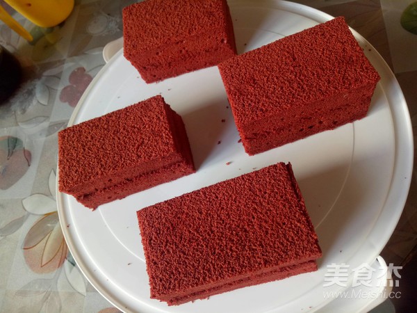 红砖块红丝绒蛋糕