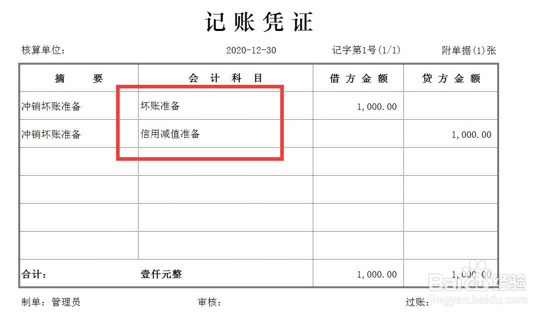 坏账收回的账务处理
