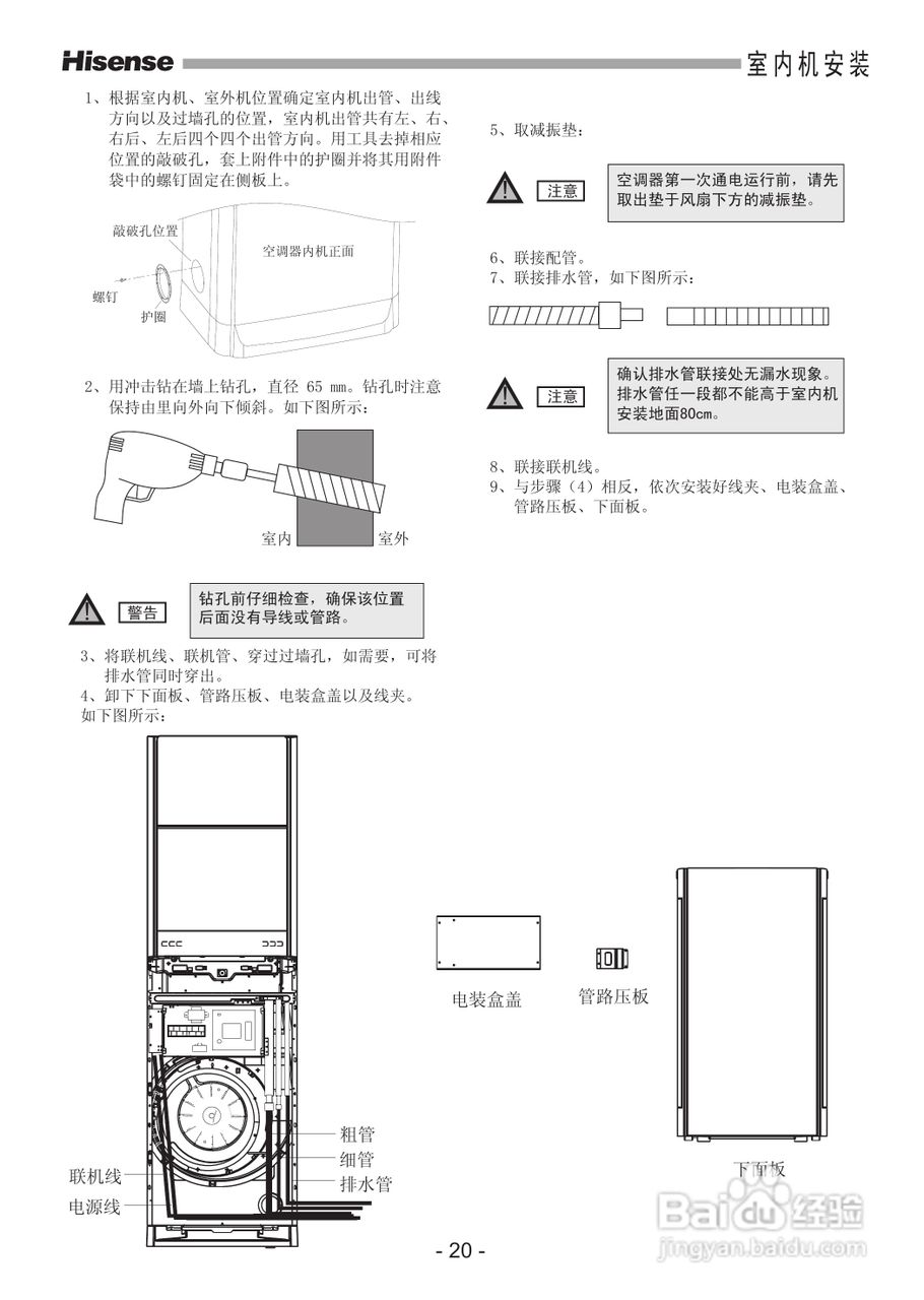 海信KFR-72LW/06F-N2空调器安装使用说明书:[3]