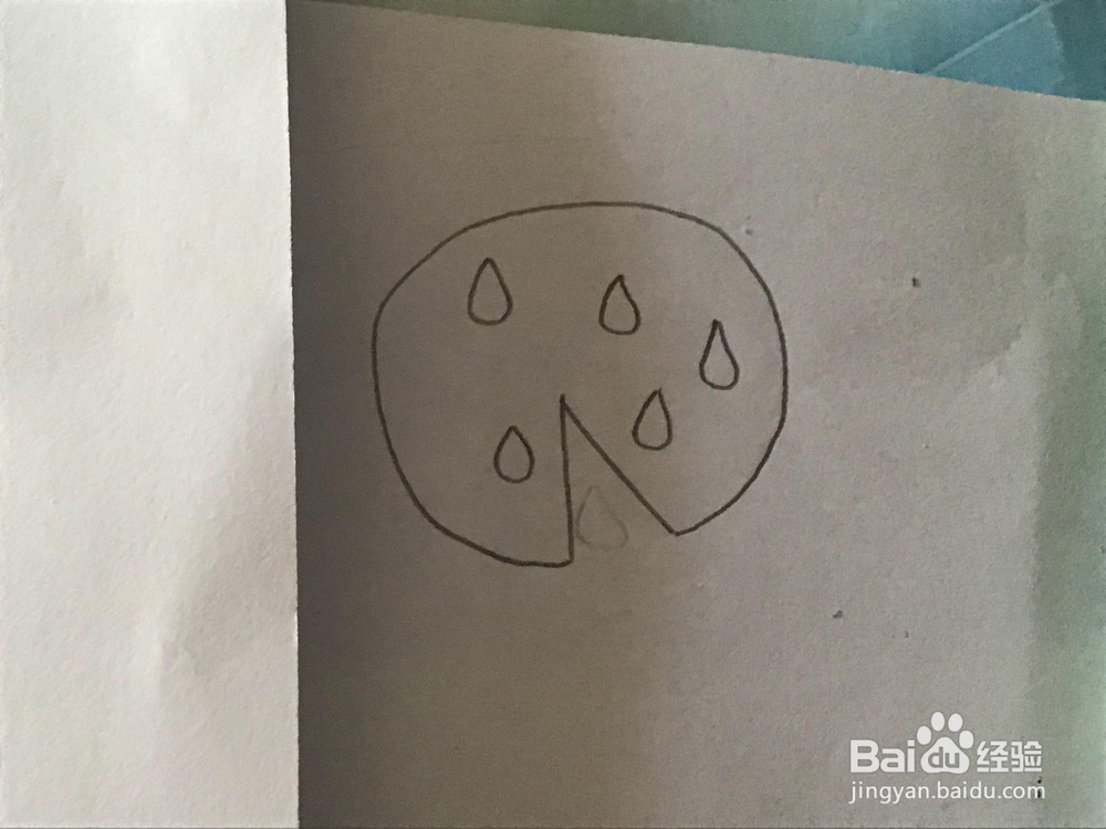 草莓蛋糕 简笔画 详细绘画步骤教程！