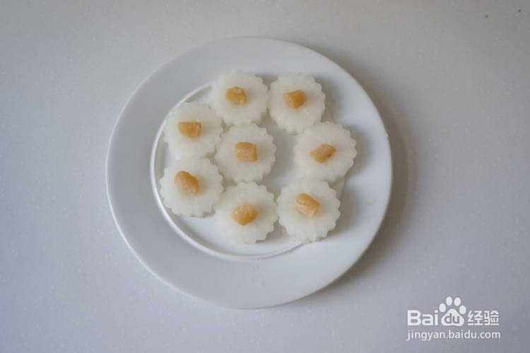 干贝萝卜蒸糕点做法