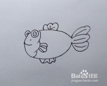 鱼的简笔画法，画鱼的步骤