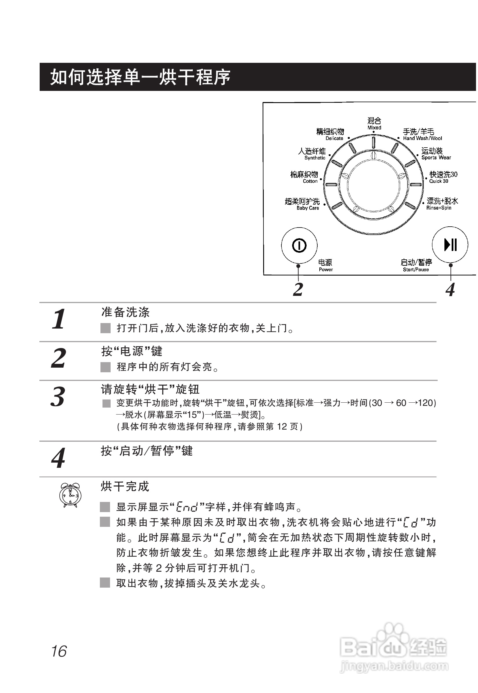 LG WD-C1222ED洗衣机使用说明书:[2]