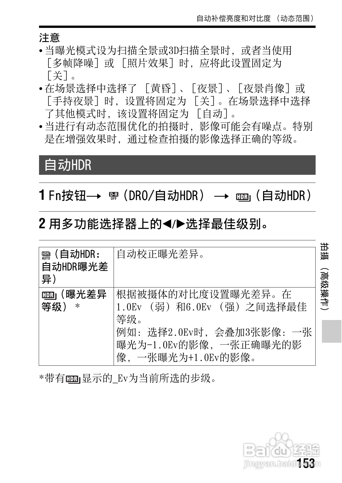 SONY索尼SLT-A77V数码相机说明书:[16]