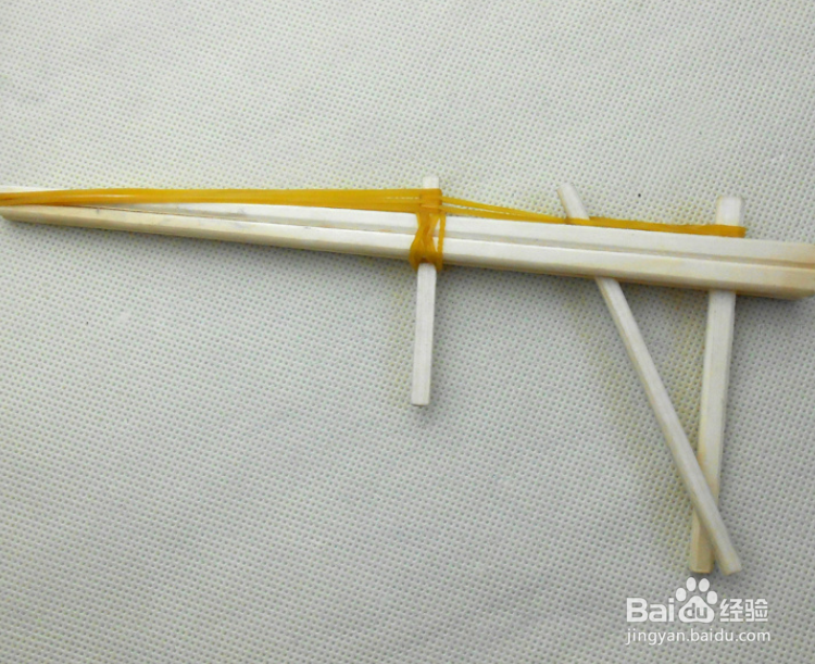 怀旧玩具DIY 小时候的皮筋枪制作
