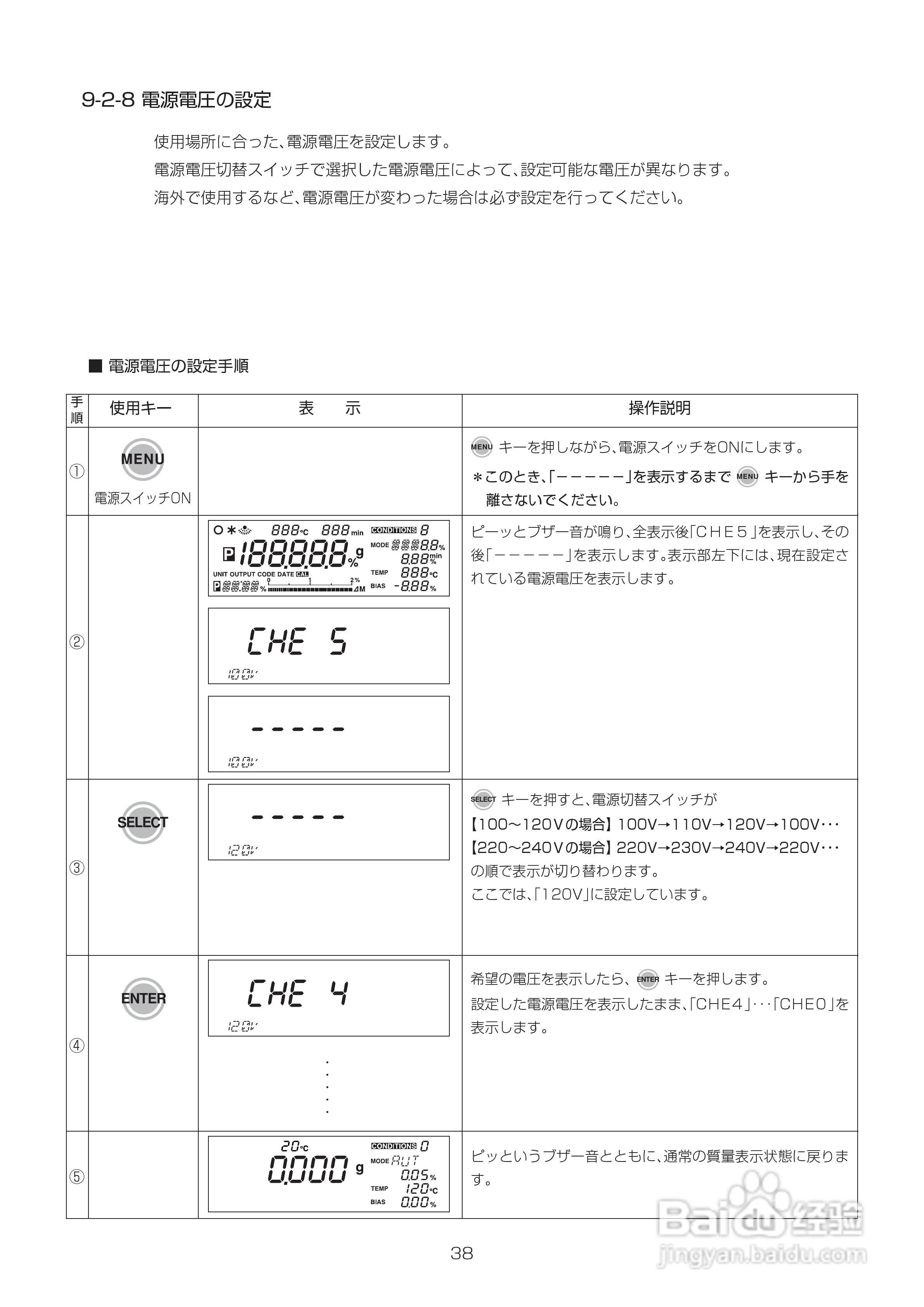 电子水分计MOC-120H使用说明书:[5]