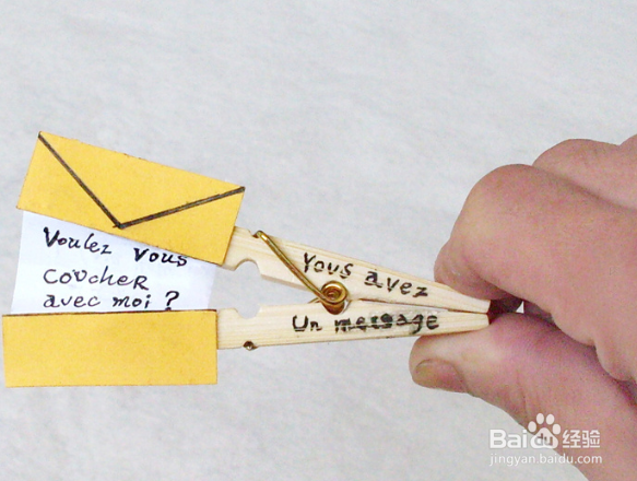 竹夹子制作实用的信使小礼物