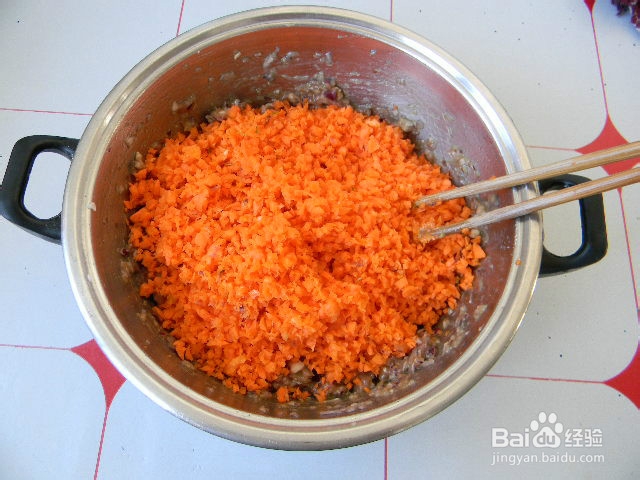 怎样做胡萝卜猪肉馅包子