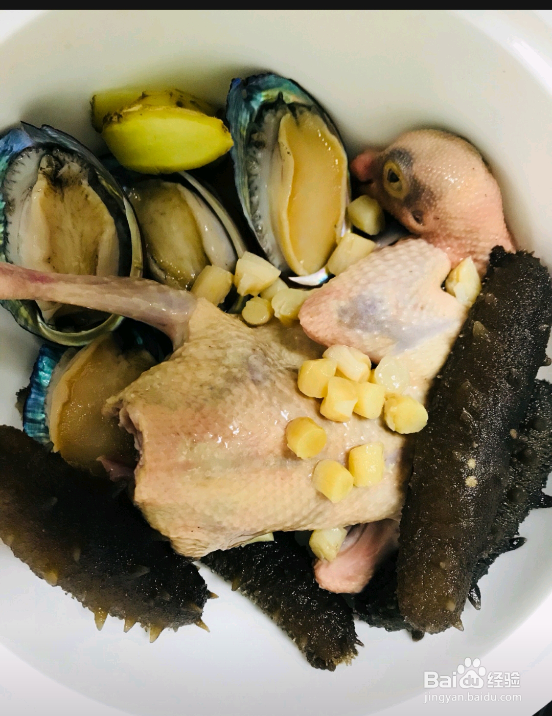 如何做出鲍鱼辽参炖鸽？