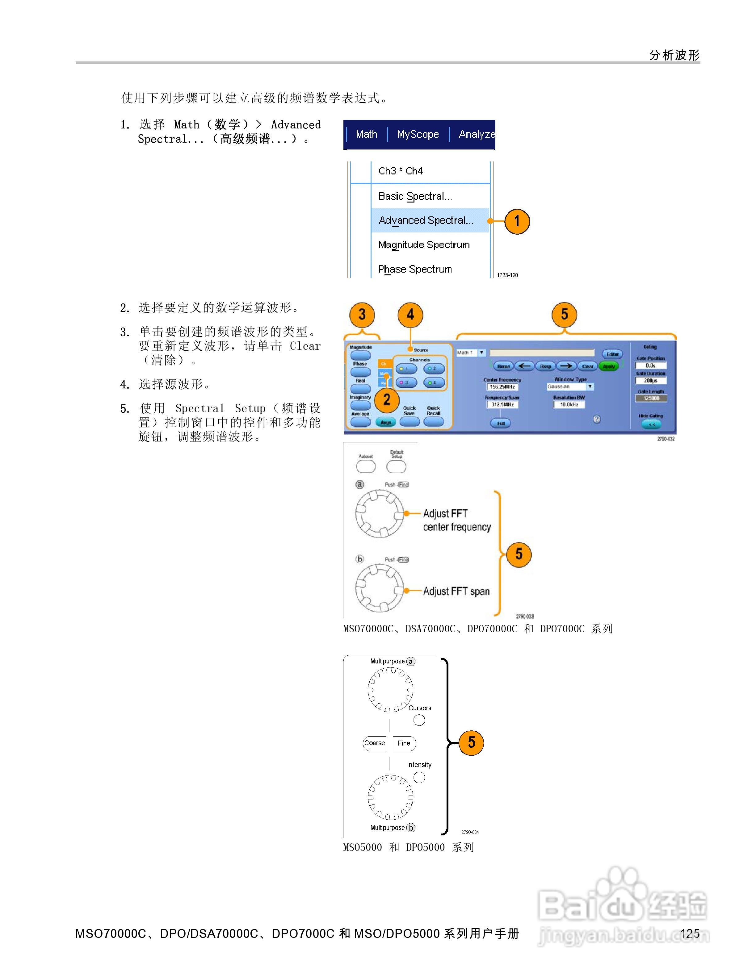 泰克DPO5034数字示波器用户手册:[15]